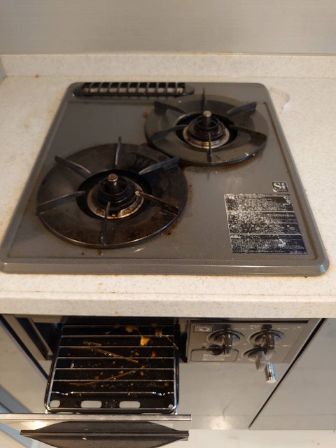 コンロの汚れ